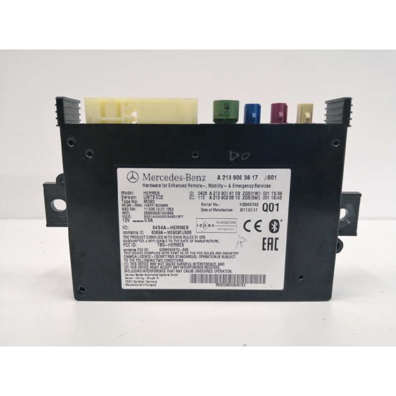Recambio de modulo electronico para mercedes-benz clase a (w176) a 200 d motorsport edition (176.008) referencia OEM IAM A213900
