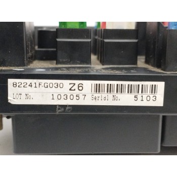 Recambio de caja reles / fusibles para subaru impreza g12 2.0 diesel cat referencia OEM IAM 82241FG030  