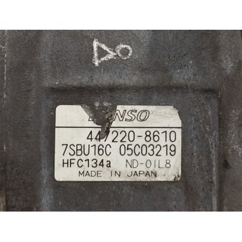 Recambio de compresor aire acondicionado para opel zafira a 2.0 dti referencia OEM IAM 4472208610 7SBU16C 