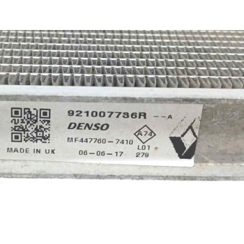Recambio de condensador / radiador aire acondicionado para renault zoe (bfm_) zoe referencia OEM IAM 921007736R MF4477607410 