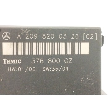 Recambio de modulo electronico para mercedes-benz clase clk (w209) coupe 2.7 cdi 20v cat referencia OEM IAM A2098200326  