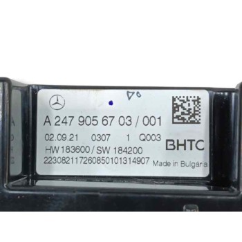 Recambio de mando climatizador para mercedes-benz benz gla (h247) gla 200 d (247.712) referencia OEM IAM A2479056703  