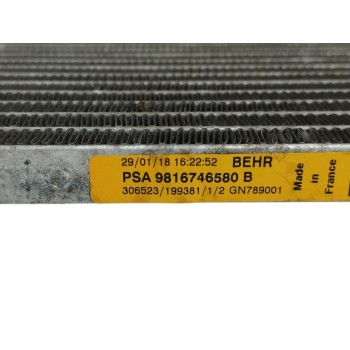 Recambio de condensador / radiador aire acondicionado para citroën c4 picasso 1.2 12v e-thp referencia OEM IAM 9816746580  