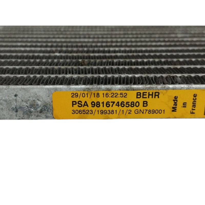 CONDENSADOR / RADIADOR AIRE ACONDICIONADO