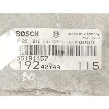 Recambio de centralita motor uce para fiat stilo (192) 1.9 jtd cat referencia OEM IAM 55181457 0281010337 