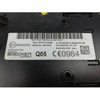 Recambio de modulo electronico para mercedes-benz clase a (w176) a 200 (176.043) referencia OEM IAM A1728100011 BE9078 