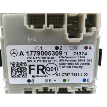 Recambio de modulo electronico para mercedes-benz benz gla (h247) gla 200 d (247.712) referencia OEM IAM A1779005309 A1779013702