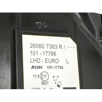 Recambio de faro izquierdo para renault kangoo express (fw0/1_) 1.5 dci 90 (fw0g, fw05, fw08, fw11) referencia OEM IAM 260607383