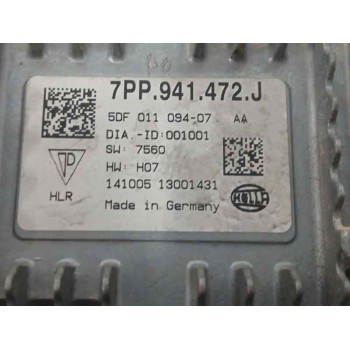 Recambio de centralita faros xenon para audi a7 sportback (4ga, 4gf) 3.0 tdi quattro referencia OEM IAM 7PP941472J 5DFG011094 