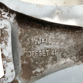 Recambio de llanta para hyundai tucson (jm) 2.0 crdi cat referencia OEM IAM 529102E700 6,5JX16OFFS ET41 5H 5X115