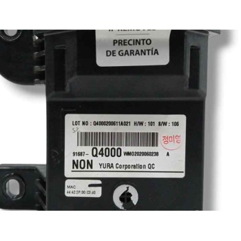 Recambio de modulo electronico para kia niro i (de) e-niro referencia OEM IAM 91687Q4000 CONTROL DE CORRIENTE 