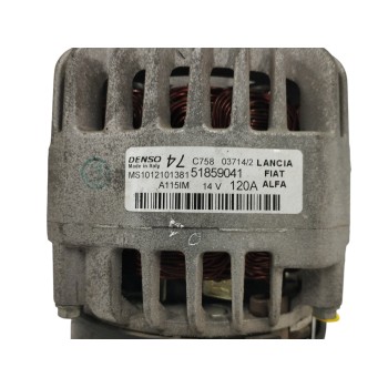 Recambio de alternador para ford ka (ru8) 1.2 referencia OEM IAM 51859041 1120A MS1012101381