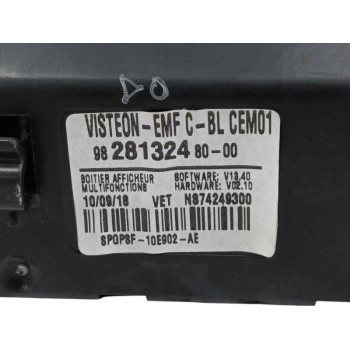 Recambio de pantalla multifuncion para citroën jumpy iii autobús (v_) 1.5 bluehdi 120 referencia OEM IAM 9828132480  