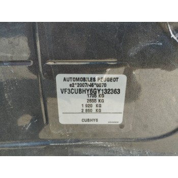 Recambio de carroceria corte para peugeot 2008 (--.2013) 1.6 blue-hdi fap referencia OEM IAM   