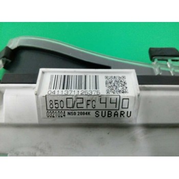 Recambio de cuadro instrumentos para subaru impreza g12 sport referencia OEM IAM 0321024 85002FG44 