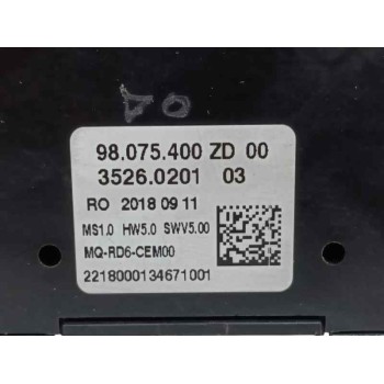 Recambio de mando multifuncion para citroën jumpy iii autobús (v_) 1.5 bluehdi 120 referencia OEM IAM 98075400ZD  