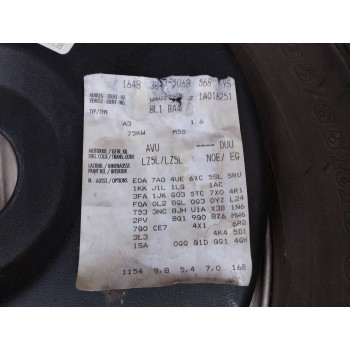 Recambio de carroceria corte para audi a3 (8l) 1.6 referencia OEM IAM   