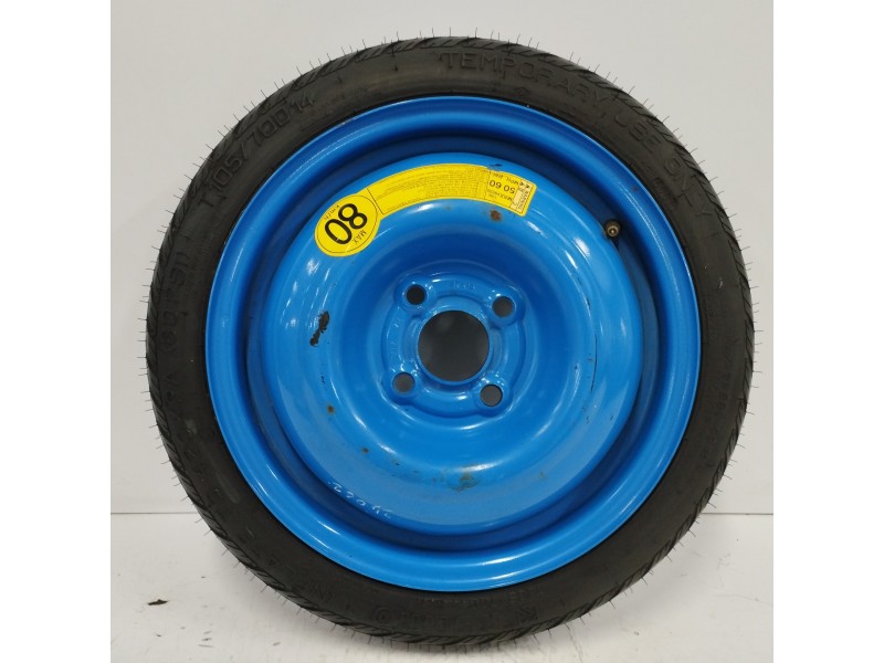 Recambio de neumatico repuesto para chevrolet kalos 1.4 cat referencia OEM IAM 96456591 4TX14 ET49 4H 4X100