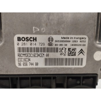 Recambio de centralita motor uce para citroën c4 picasso sx referencia OEM IAM 9665674480 0281014729 