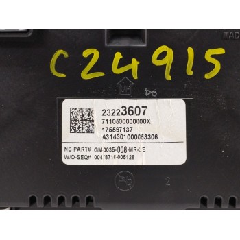 Recambio de cuadro instrumentos para opel insignia berlina 2.0 16v cdti referencia OEM IAM 23223607 VEHICULO INGLES 