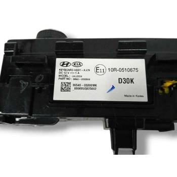 Recambio de mando multifuncion para kia niro i (de) e-niro referencia OEM IAM 96540G5300 CONTROLES RADIO 