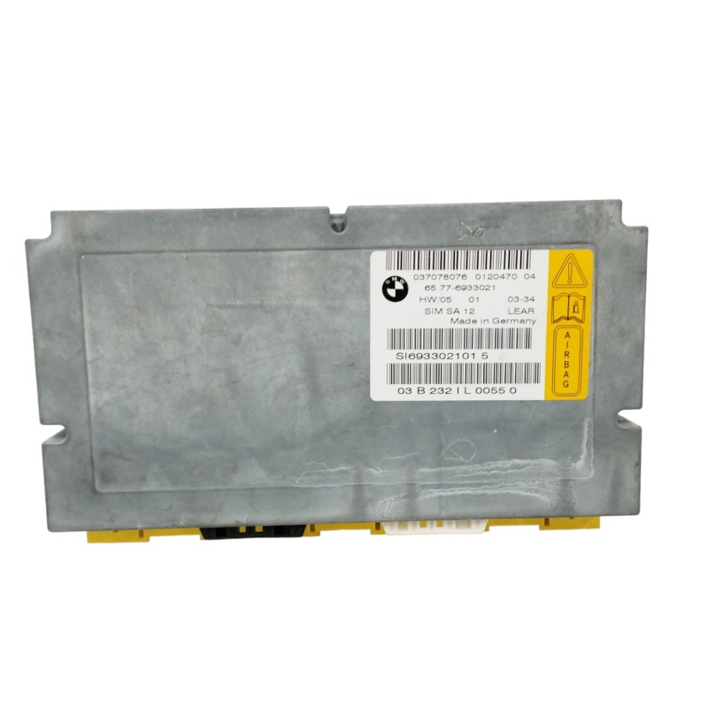 Recambio de centralita airbag para bmw 7 (e65, e66, e67) 730 d referencia OEM IAM 65776933021 037078076 