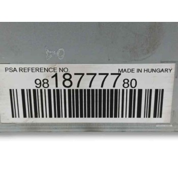 Recambio de sistema audio / radio cd para citroën jumpy iii autobús (v_) 1.5 bluehdi 120 referencia OEM IAM 9818777780  