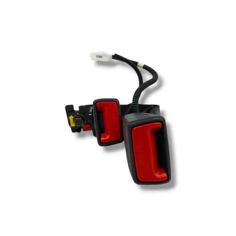 Recambio de enganche cinturon izquierdo para kia niro i (de) e-niro referencia OEM IAM 898A0Q4100WK TRASERO 