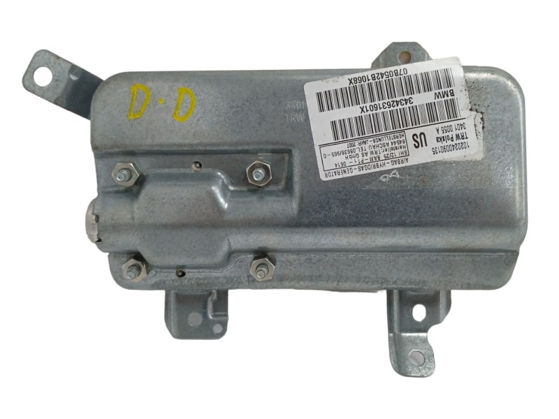 Recambio de airbag lateral delantero derecho para bmw x3 (e83) 2.0 16v diesel cat referencia OEM IAM 34342631601 Recambio de airbag lateral delantero derecho para bmw x3 (e83) 2.0 16v diesel cat referencia OEM IAM 34342631601