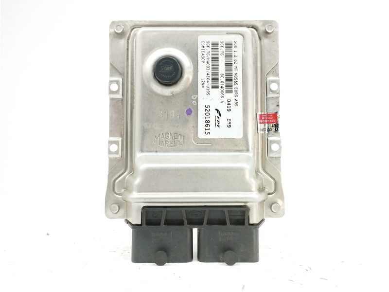 Recambio de centralita motor uce para fiat nuova 500 (150) 1.2 cat referencia OEM IAM 52018615  