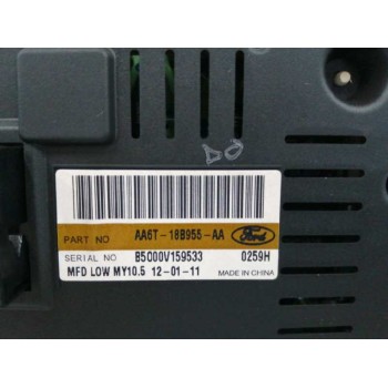 Recambio de pantalla multifuncion para ford fiesta vi (cb1, ccn) 1.4 tdci referencia OEM IAM AA6T18B955AA  