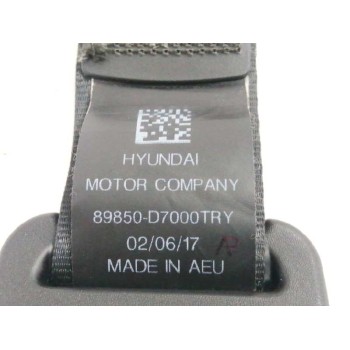 Recambio de cinturon seguridad trasero central para hyundai tucson 1.7 crdi cat referencia OEM IAM 89850D7000TRY  