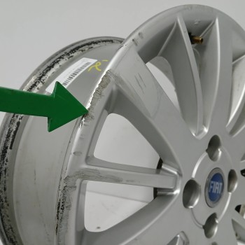 Recambio de llanta para fiat grande punto (199) 1.3 16v jtd cat referencia OEM IAM 51732815 6,0JX16H2ET45 4H 4X100