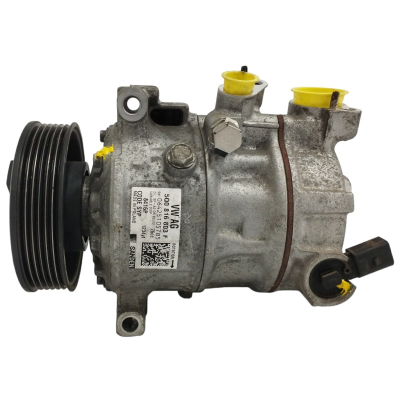 Recambio de compresor aire acondicionado para skoda fabia combi 1.0 mpi referencia OEM IAM 5Q0816803F  