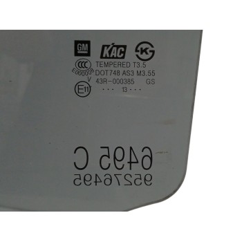 Recambio de luna trasera izquierda para chevrolet trax 1.7 diesel cat referencia OEM IAM   