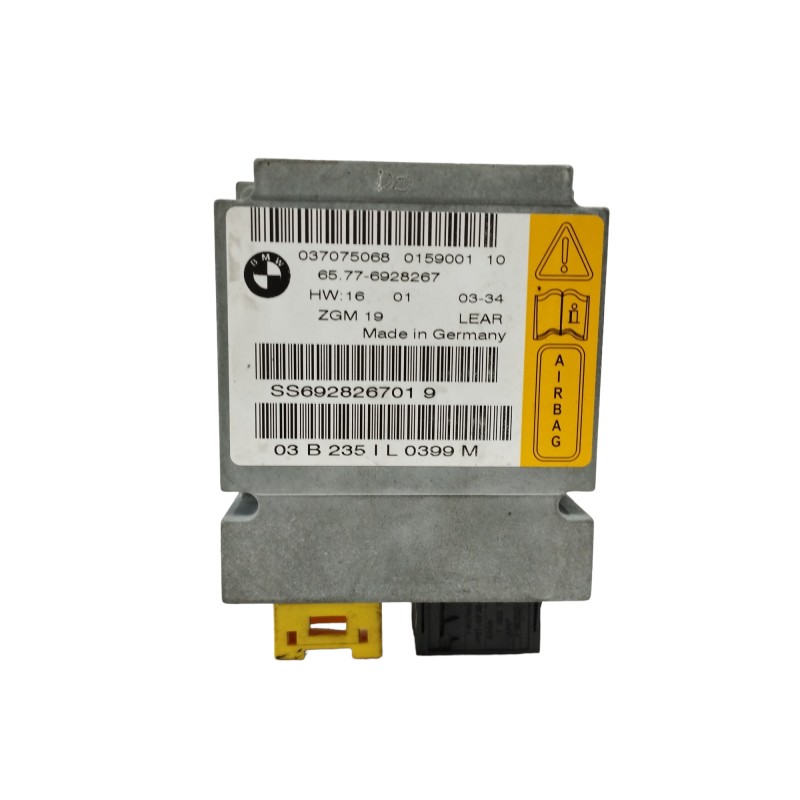 Recambio de centralita airbag para bmw 7 (e65, e66, e67) 730 d referencia OEM IAM 65776928267 037075068 