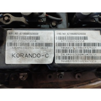 Recambio de motor completo para ssangyong korando 2.0 td cat referencia OEM IAM 671950  