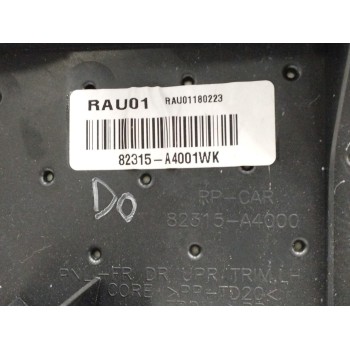 Recambio de guarnecido puerta delantera izquierda para kia carens iv 1.6 gdi referencia OEM IAM 82315A4001WK  