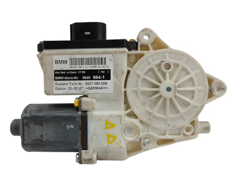 Recambio de motor elevalunas delantero derecho para bmw x3 (e83) 2.0 16v diesel cat referencia OEM IAM 6925964 Recambio de motor elevalunas delantero derecho para bmw x3 (e83) 2.0 16v diesel cat referencia OEM IAM 6925964