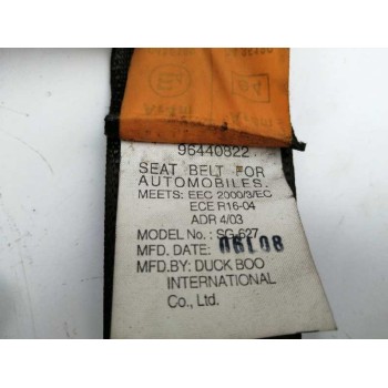 Recambio de cinturon seguridad trasero derecho para opel antara 2.0 cdti cat (z 20 dmh / llw) referencia OEM IAM 96440822  