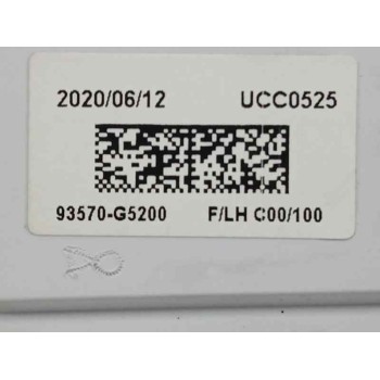 Recambio de mando elevalunas delantero izquierdo para kia niro i (de) e-niro referencia OEM IAM 93570G5200  