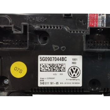 Recambio de mando climatizador para volkswagen golf vii lim. 1.6 16v tdi dpf referencia OEM IAM 5G0907044BC 5HB01118185 