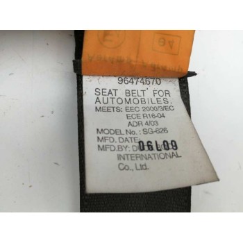 Recambio de cinturon seguridad delantero derecho para opel antara 2.0 cdti cat (z 20 dmh / llw) referencia OEM IAM 96474670  