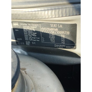 Recambio de carroceria corte para seat ibiza (6k) 1.9 diesel cat (1y) referencia OEM IAM   