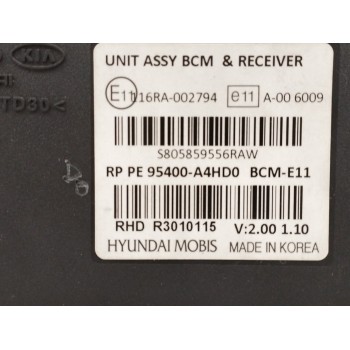 Recambio de modulo electronico para kia carens iv 1.6 gdi referencia OEM IAM 95400A4HD0  