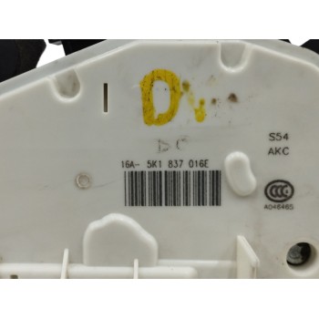 Recambio de cerradura puerta delantera derecha para volkswagen golf vii lim. 1.6 16v tdi dpf referencia OEM IAM 5K1837016E  