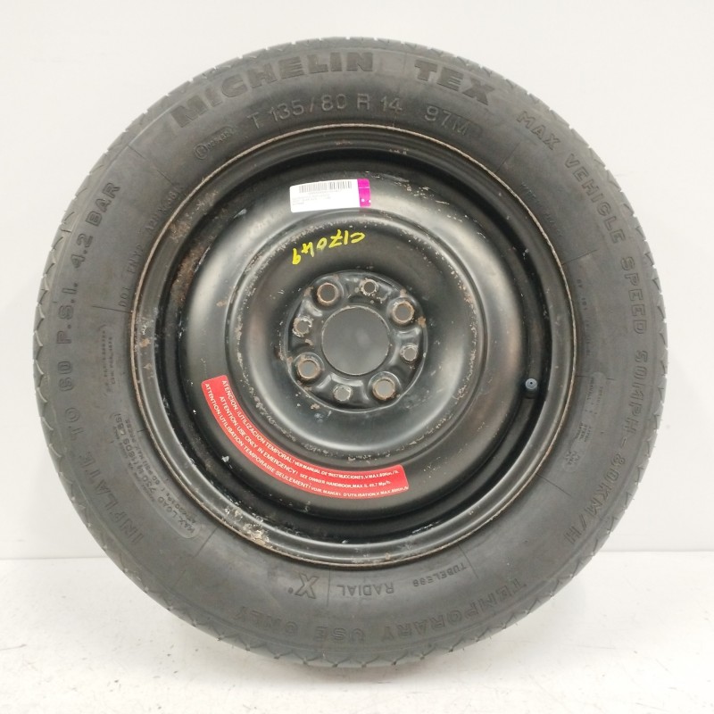 Recambio de neumatico repuesto para seat ibiza glx referencia OEM IAM  3,5JX14H2EE1B 4H 4X0 , 98