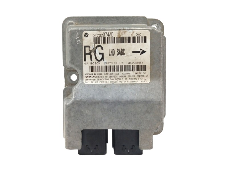 Recambio de centralita airbag para chrysler voyager (rg) 2.8 crd cat referencia OEM IAM 04727374AD  