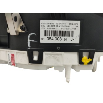 Recambio de cuadro instrumentos para peugeot 208 1.2 12v vti referencia OEM IAM 9805400380  