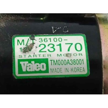 Recambio de motor arranque para kia sportage 2.0 cat referencia OEM IAM 3610023170 TM000A38001 